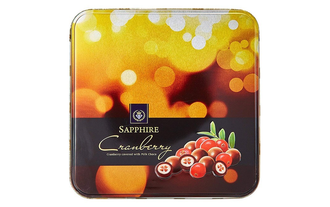 Sapphire Cranberry (covered with Milk Choco)   Box  200 grams